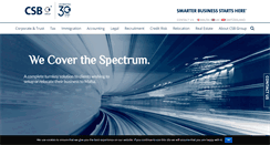 Desktop Screenshot of csbgroup.com